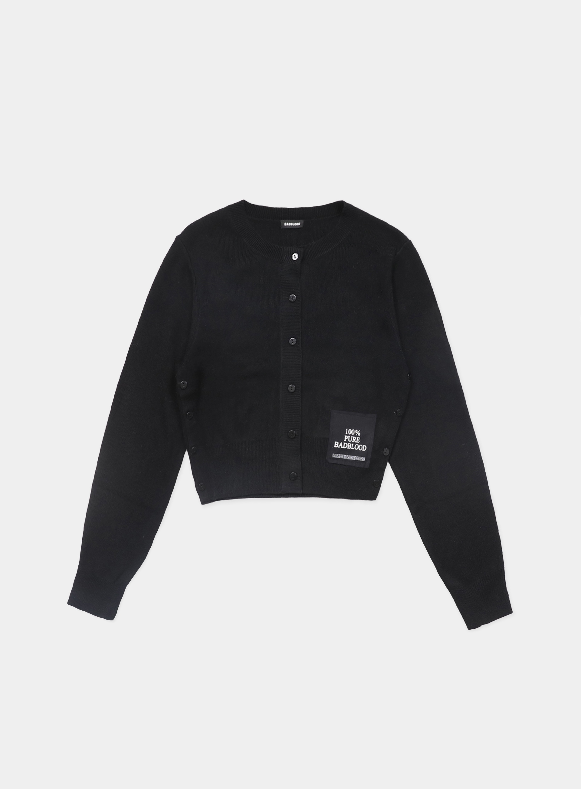 アウターその他 BADBLOOD The Pure V-neck Cardigan Black BADBLOOD(バッドブラッド) カーディガン(レディース) - 海外通販