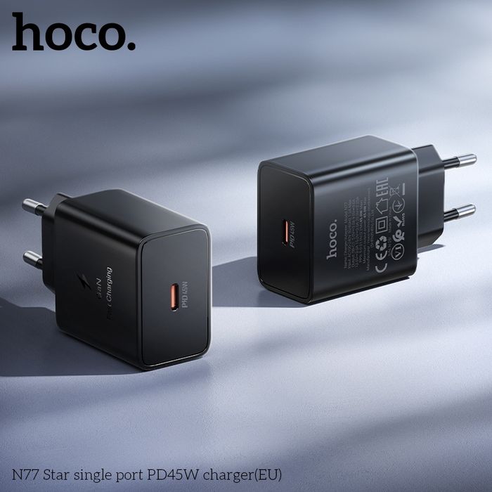 Hoco N77 PD 45 Ваттын Цэнэглэгч (Евро)