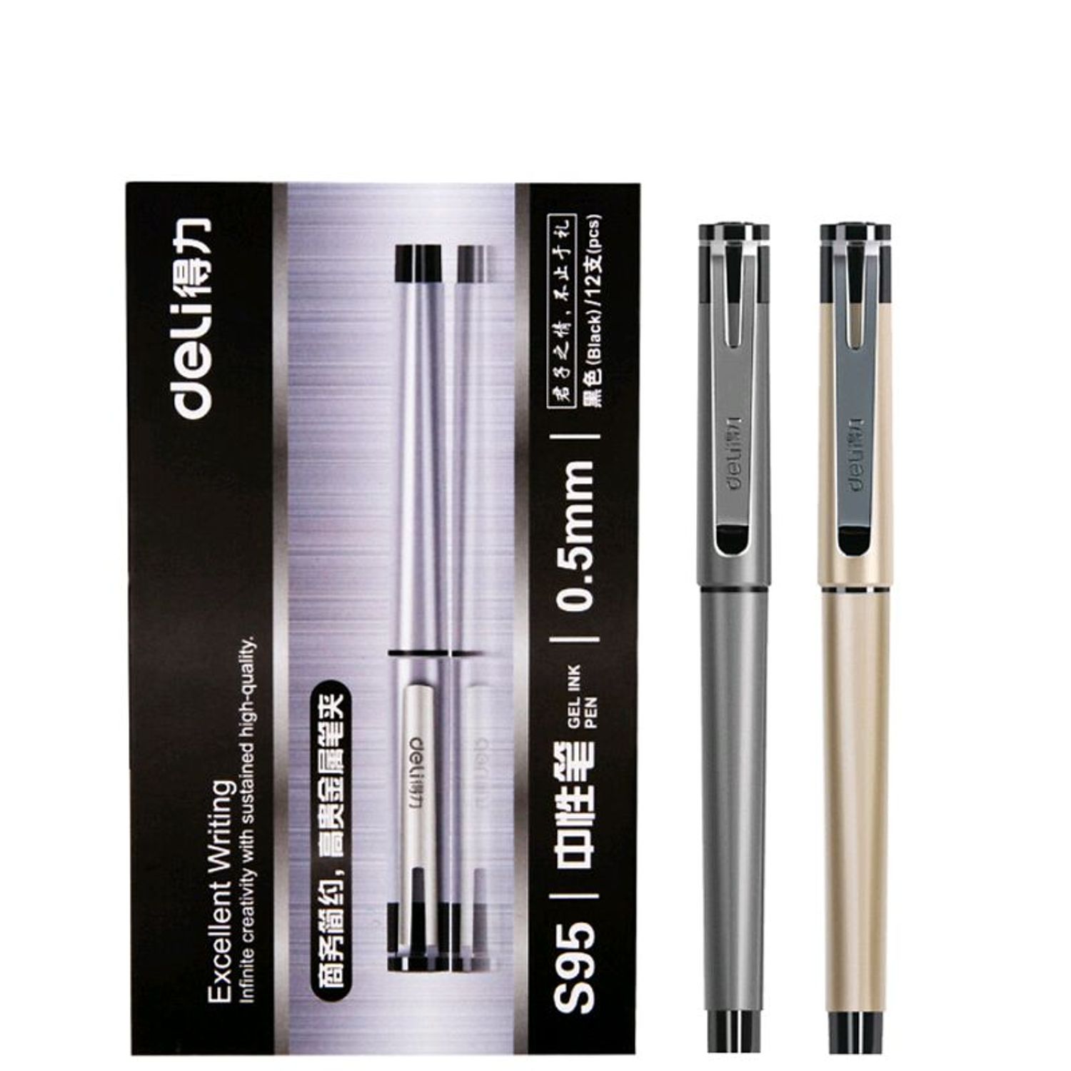 Үзгэн бал S95 Deli 0.5mm black 