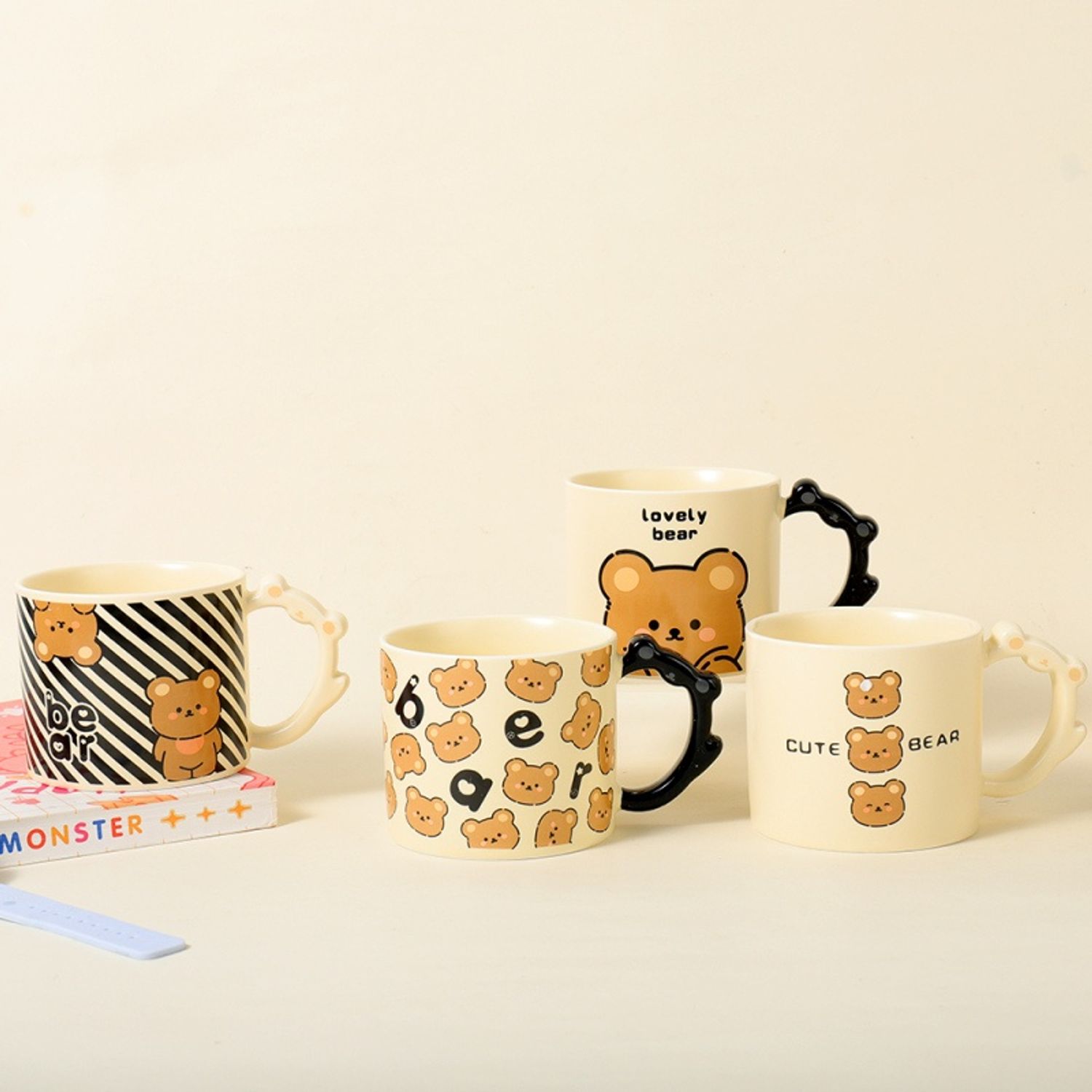 380ml/12.84fl.oz. Chubby Bear Basic Ceramic Cup