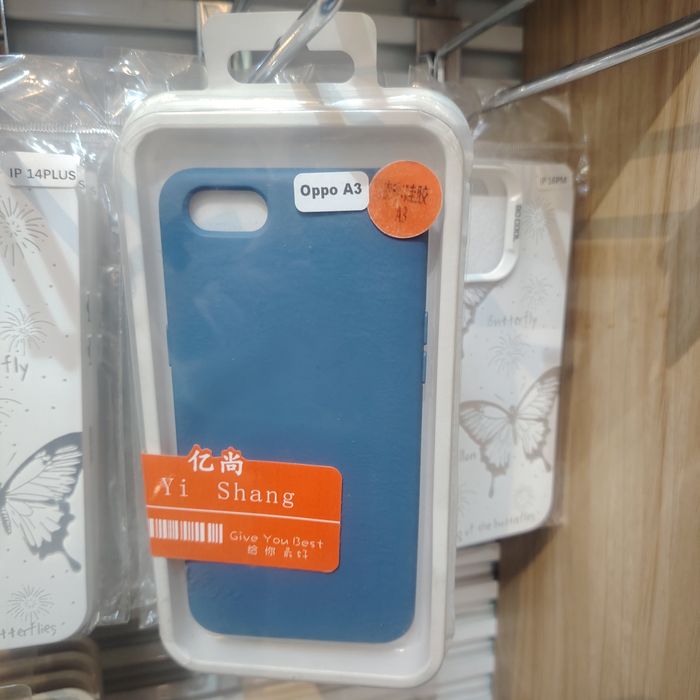 Oppo A3 Хөх Силикон Кэйс