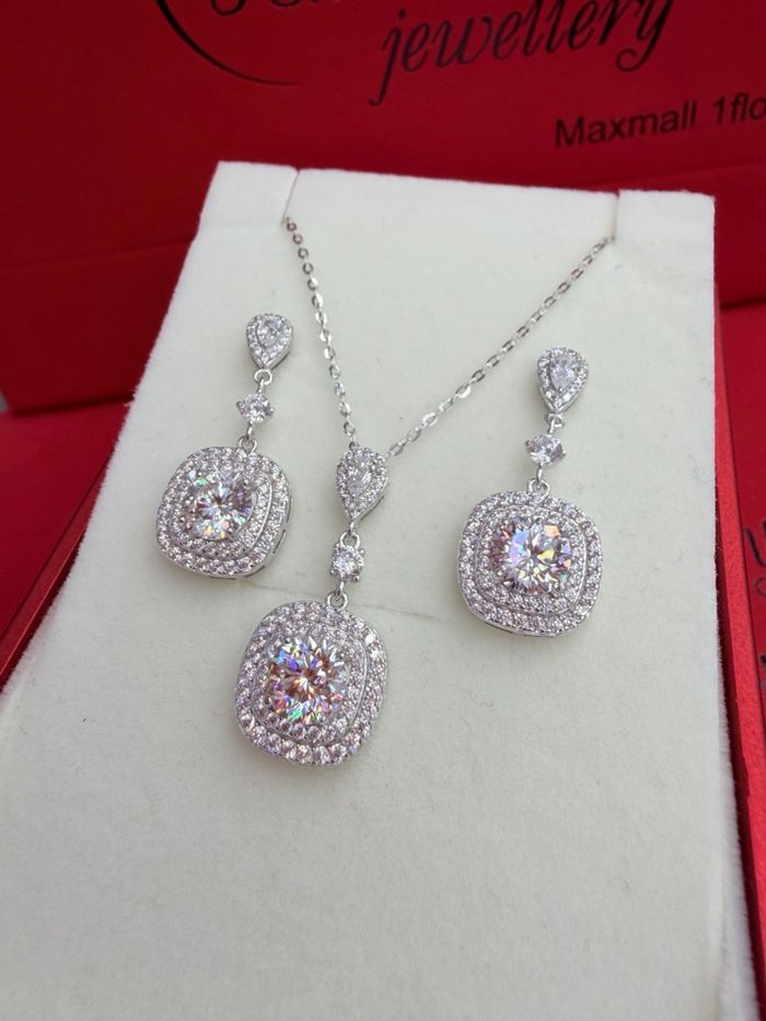 Silver 925 Сэт цагаан алттай