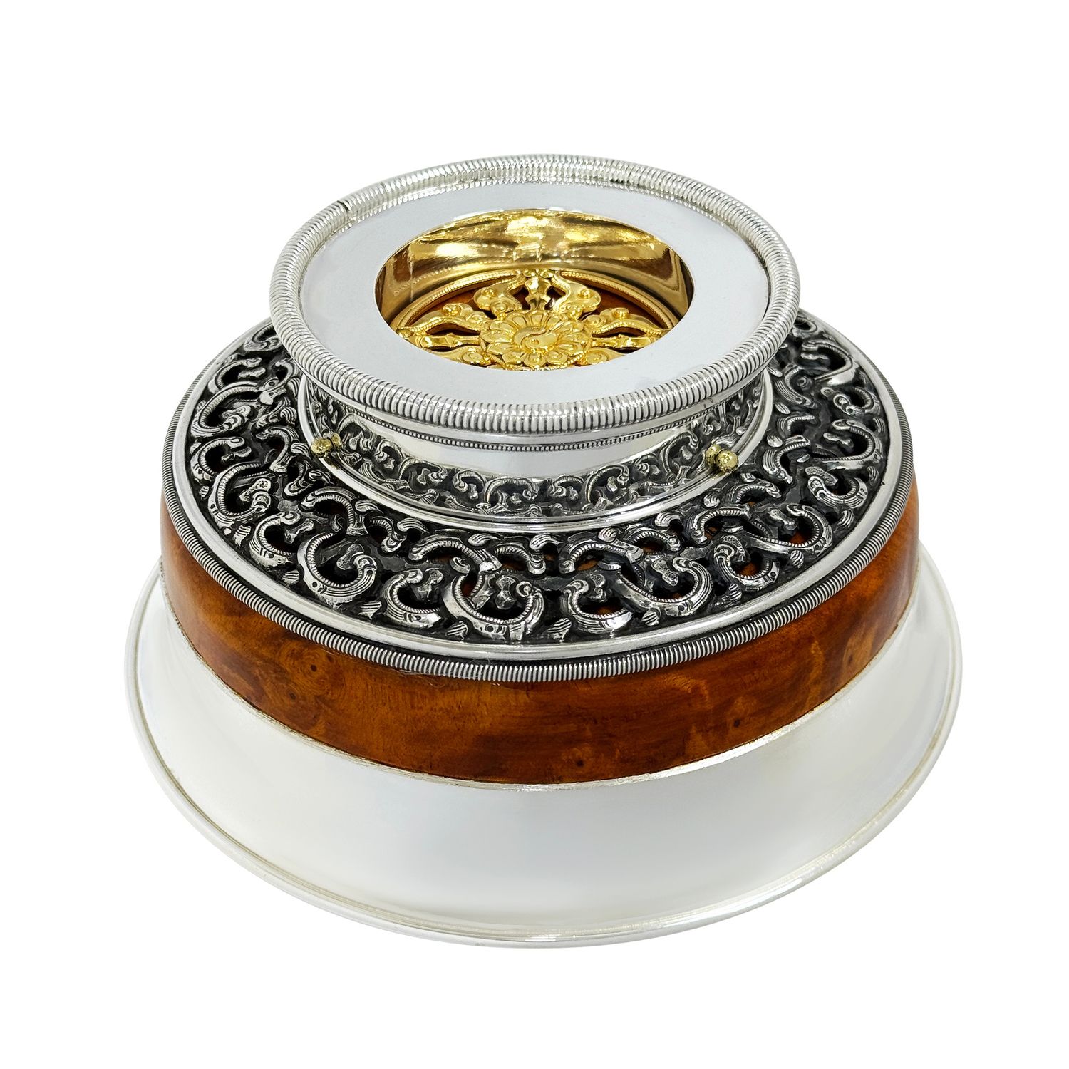 Мөнгөн аяга (МА6), нацагдоржтой, шинэ