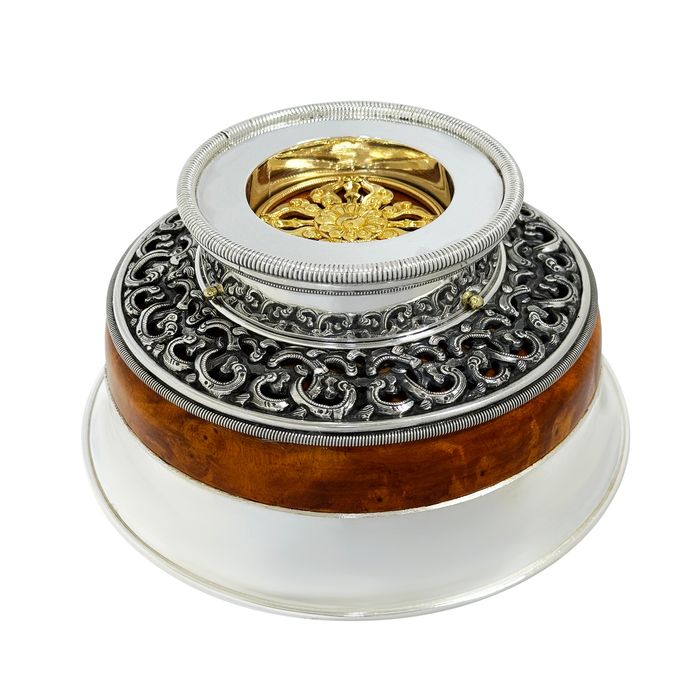 Мөнгөн аяга (МА6), нацагдоржтой, шинэ