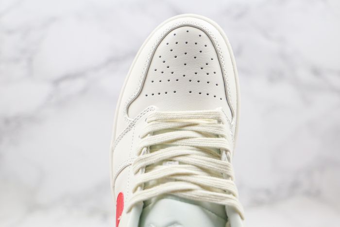 Jordan 1 Low White University Red (Women's)