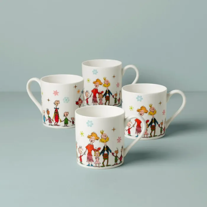 Merry Grinchmas Mugs - Set of 4