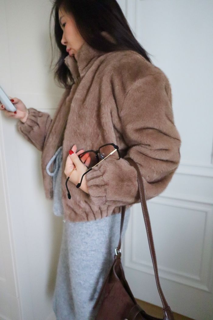 Бэлэн үслэг курткин загвар