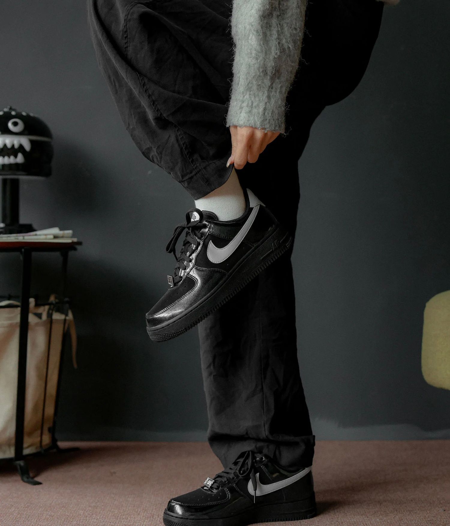 Nike Air Force 1 Low '07 LV8 Glam Rock Black White