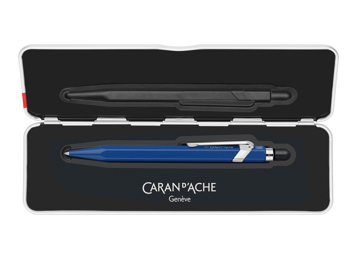 Caran d'Ache 849 "GIFT LINE ROLLER" Collection Blue 