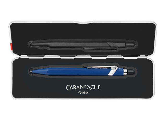 Caran d'Ache 849 "GIFT LINE ROLLER" Collection Blue 