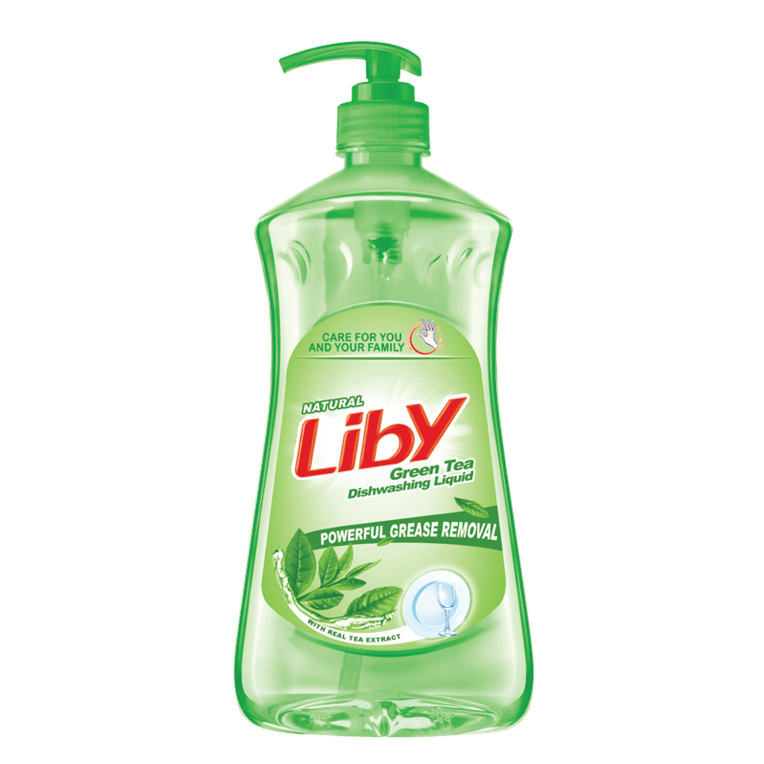 LIBY Ногоон цайтай аяга таваг угаагч 1100мл