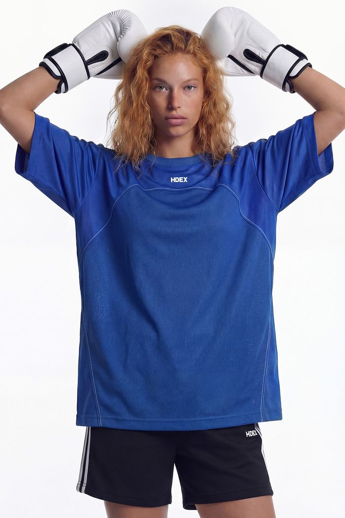 Wave Color Block Short Sleeve