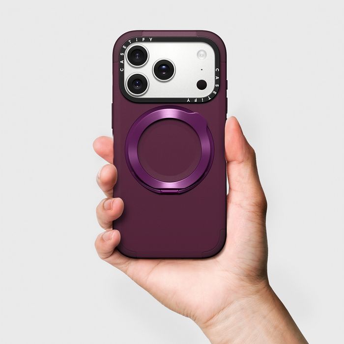 17 Pro Max Force Ring Stand Purple