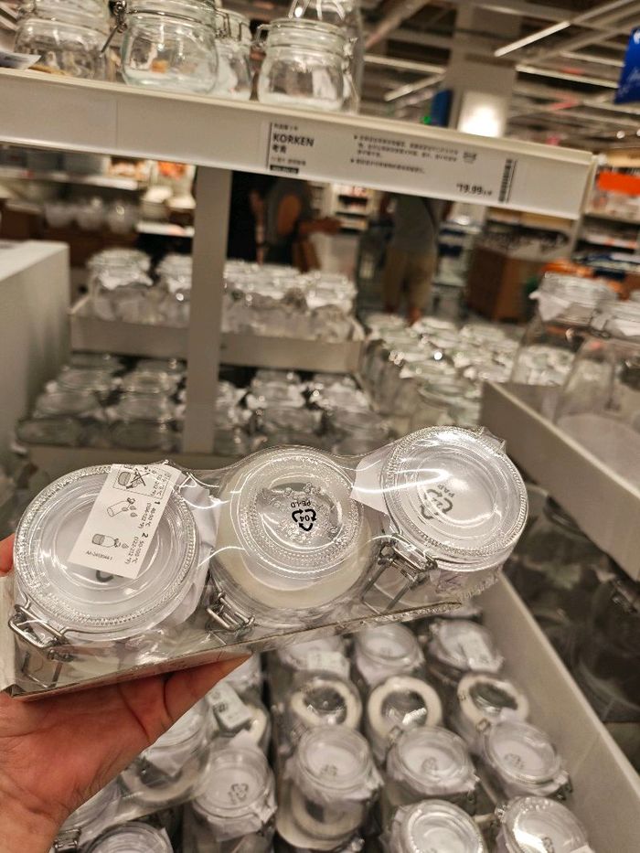 3ш 200мл шилэн сав/Ikea/