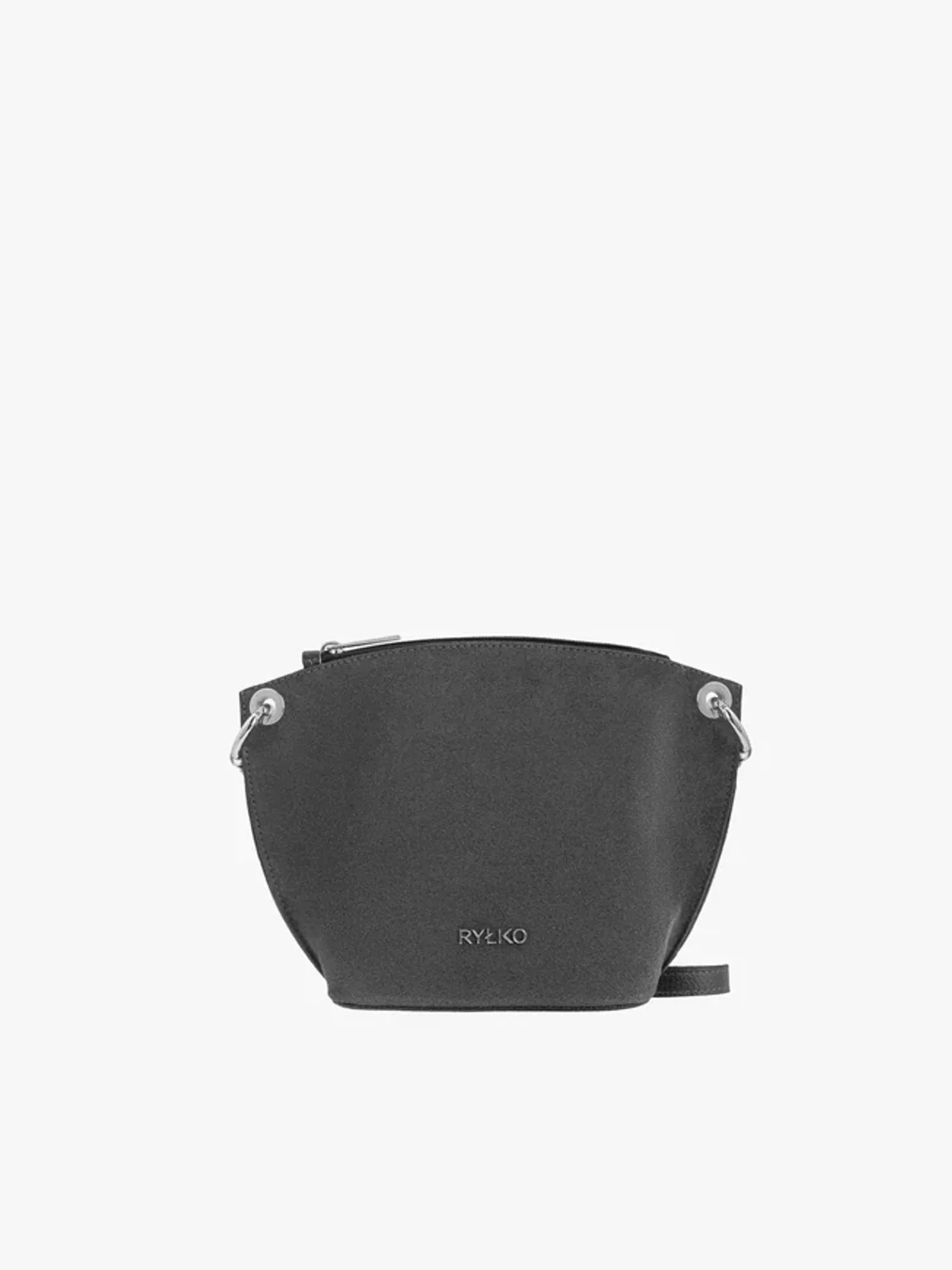 Dark gray handbag