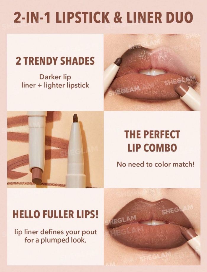 Glam 101 Lipstick & Liner Duo 
