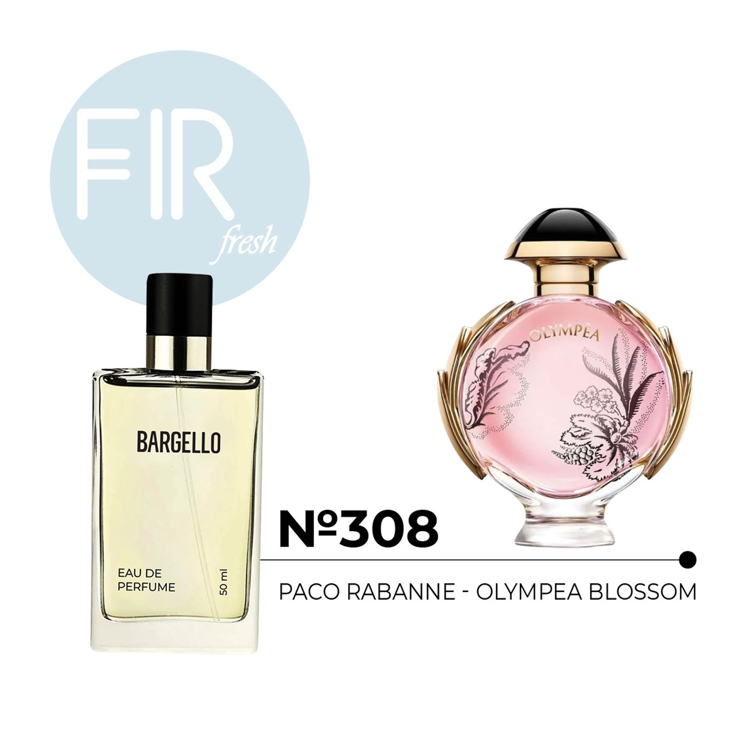 №308 for women 50 ml /PACO RABANNE - OLYMPEA BLOSSOM/