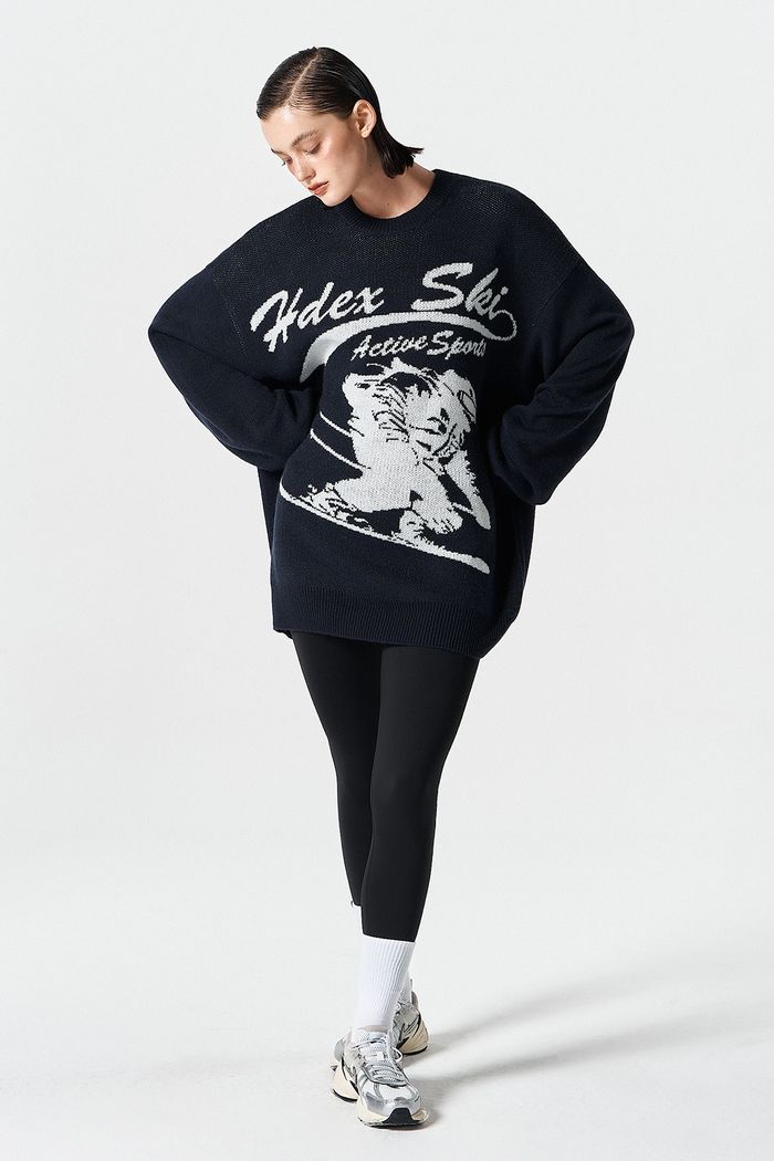 Overfit Ski Knit (Navy)