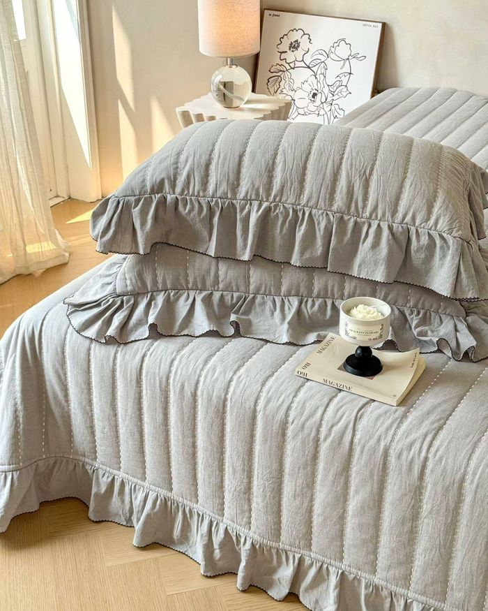 Маалинган цэвэр даавуун ширмэл орны бүтээлэг