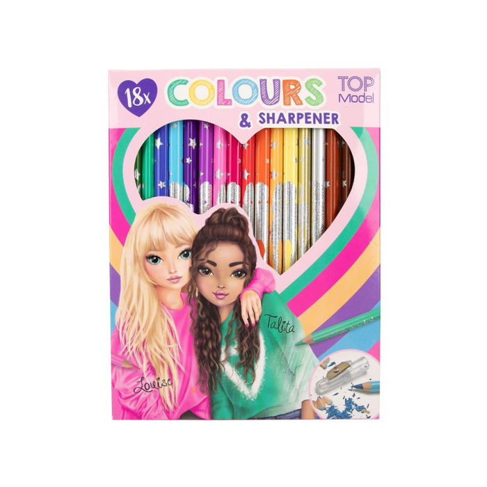 TOPModel 18 colouring Pencils with sharpener
