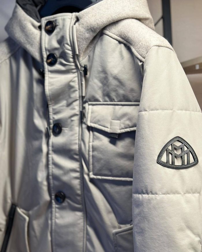 The Medley I Short Parka with italian wool mix Taupepe