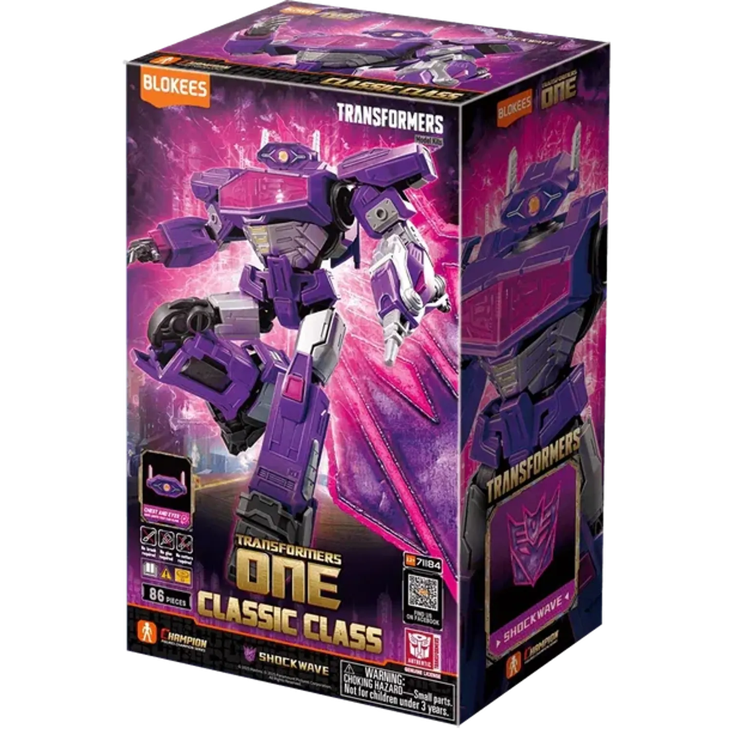 Transformers Classic Class 18 Transformers One Shockwave
