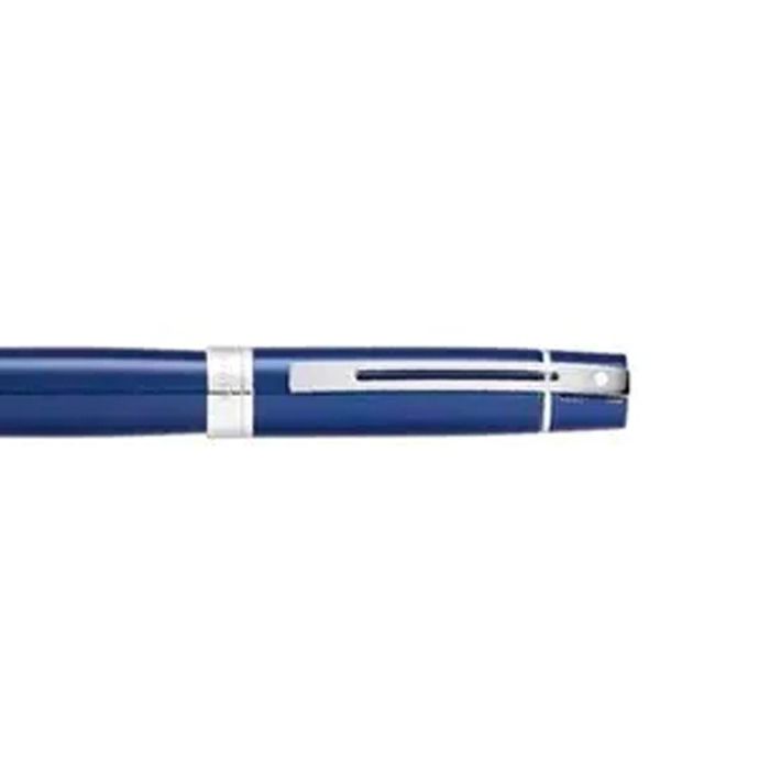 Sheaffer® 300 Glossy Blue Fountain Pen With Chrome Trims