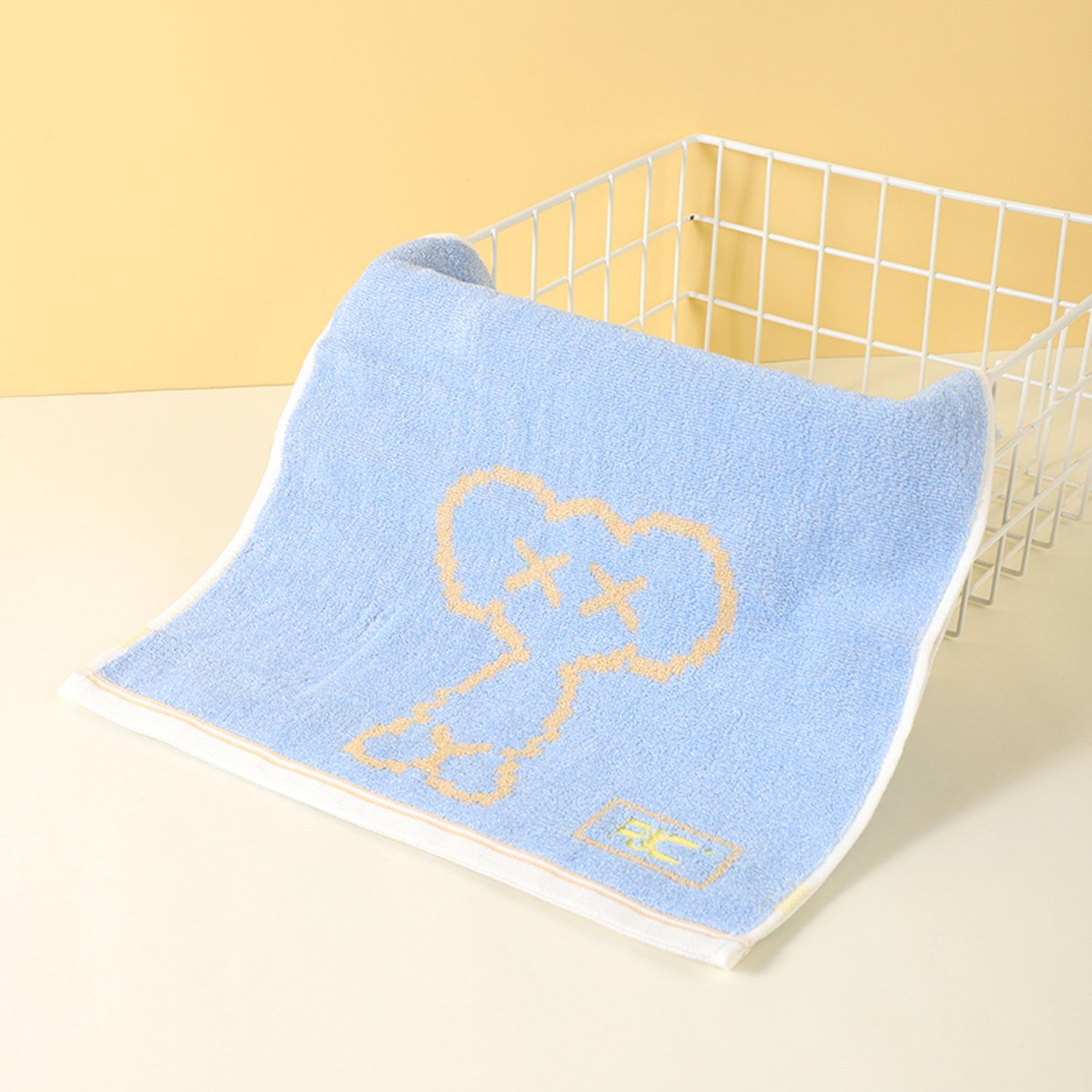 Cute Little Bear Adult Towel (Blue)