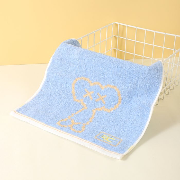 Cute Little Bear Adult Towel (Blue)