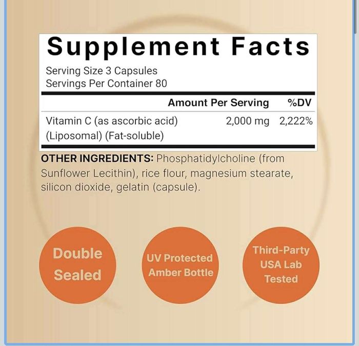  Liposomal Vitamin C 