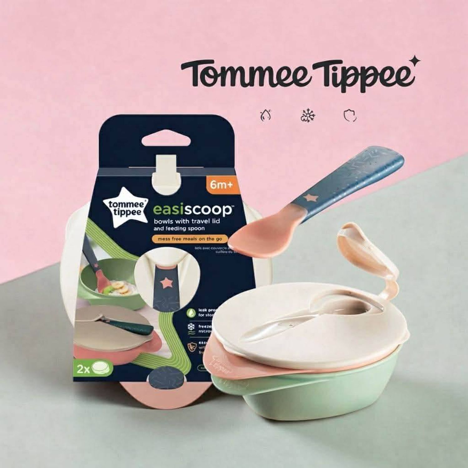 On the go scoop (аялалын халбагтай аяга)