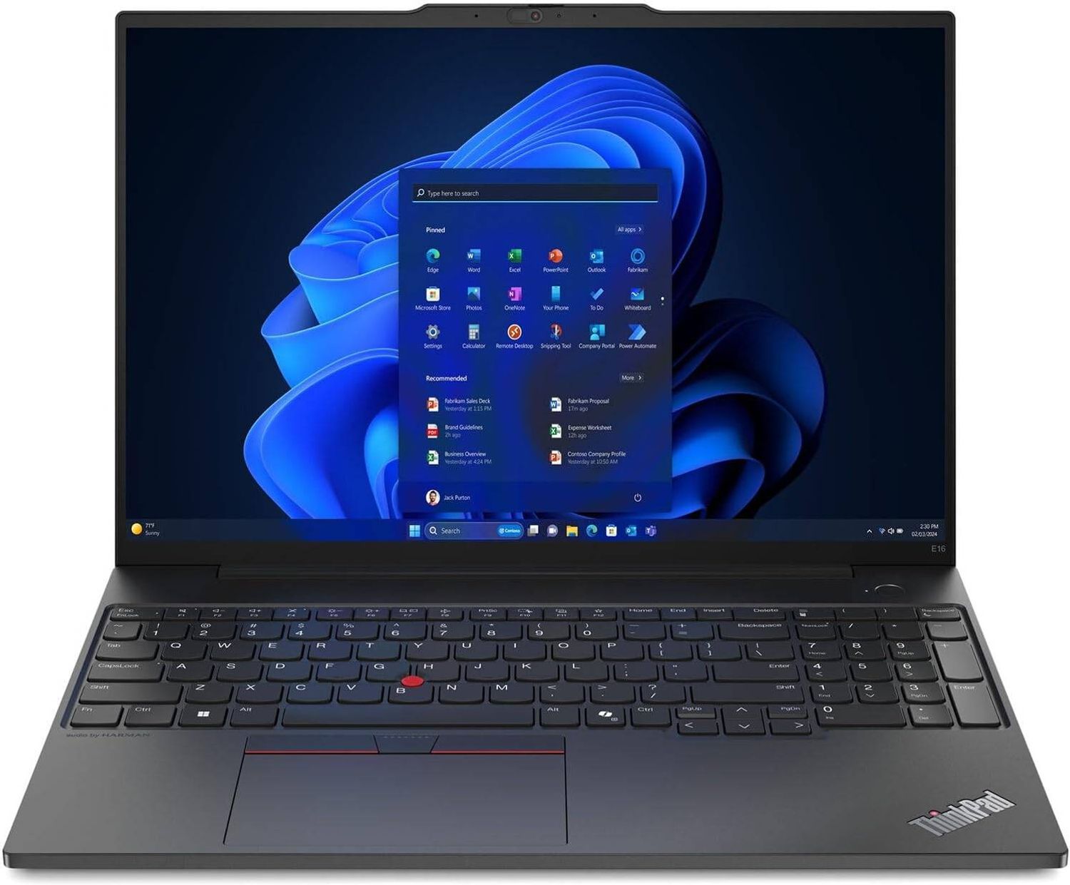 Lenovo ThinkPad E16 G3 Intel 16"FHD Display AMD Ryzen 7 230, 16GB RAM, 512GB W11P