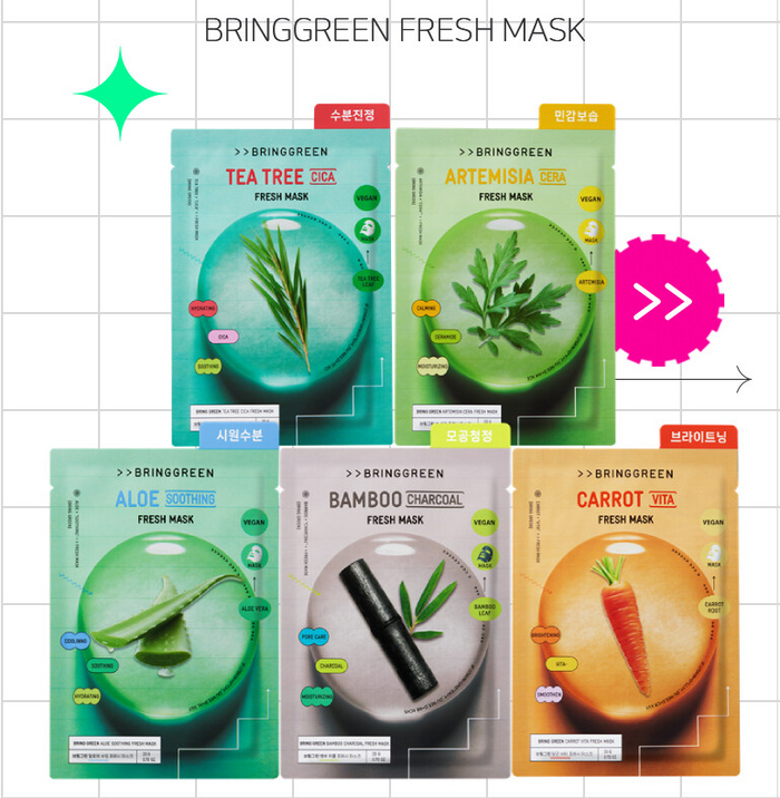 BRINGGREEN Aloe Soothing Fresh Mask