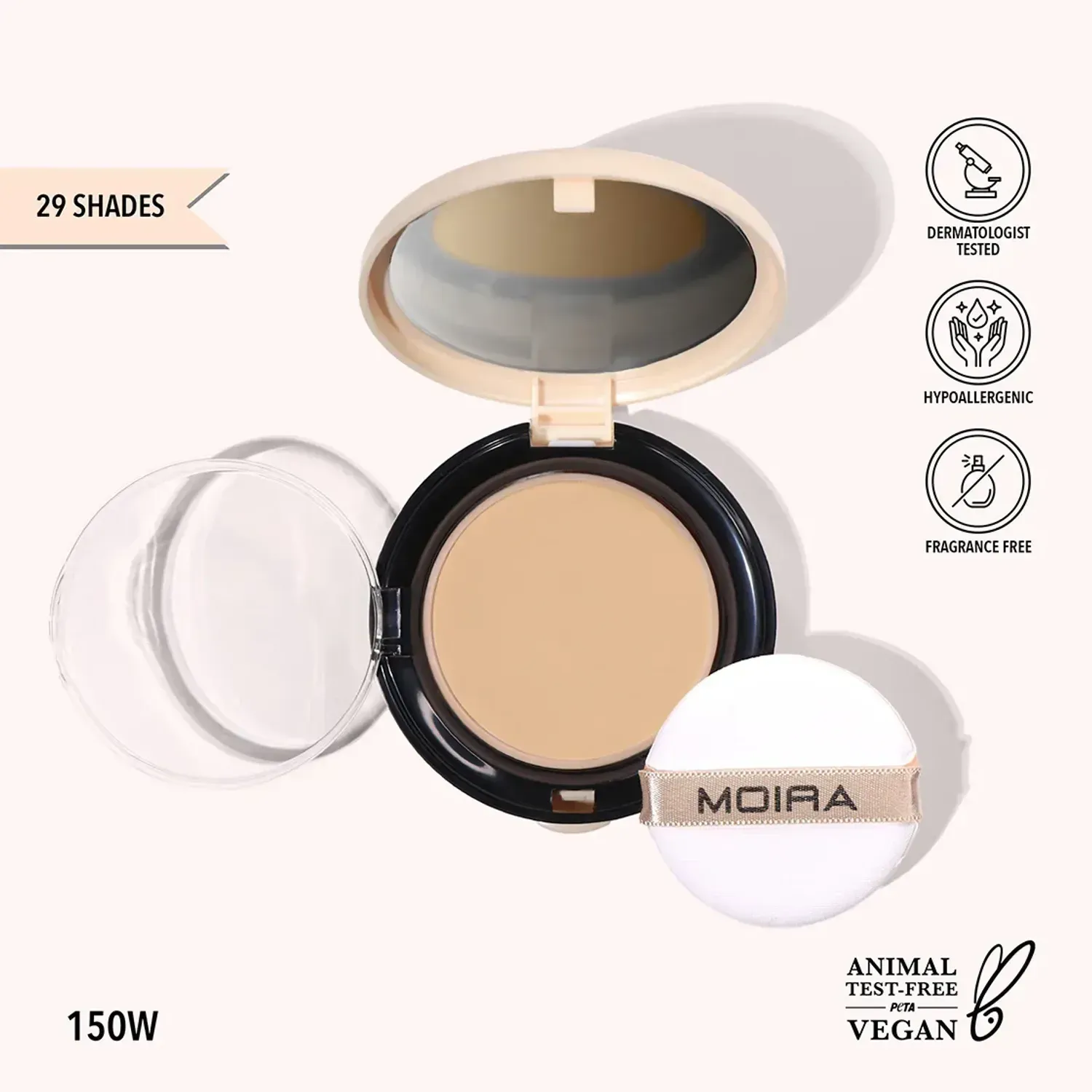 Moira complete wear powder foundation /150W/