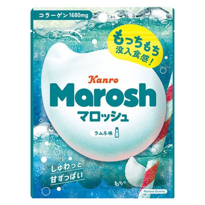 Зөөлөн чихэр /Рамунэ ундааны амтат/ 46гр-Marosh blue ramune 46 gr		