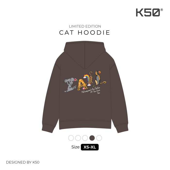 Z..l Cats v1.1 Hoodie - Mocha Brown