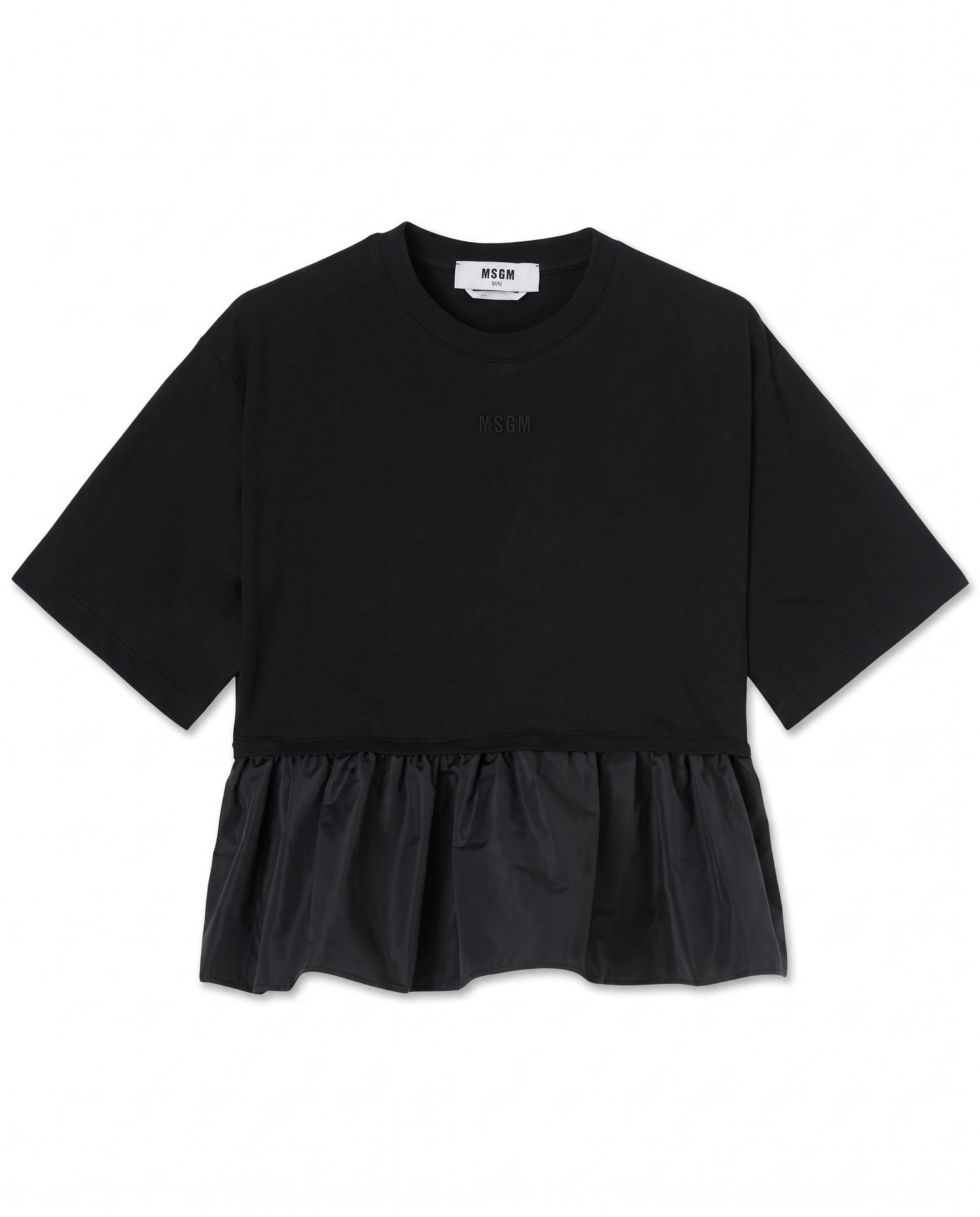 JERSEY TAFFETA T-SHIRT