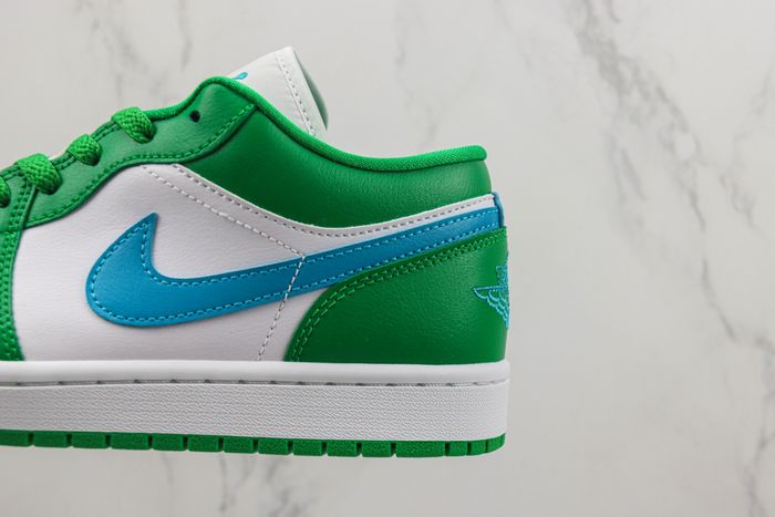 Jordan 1 Low Lucky Green Aquatone (Women's)