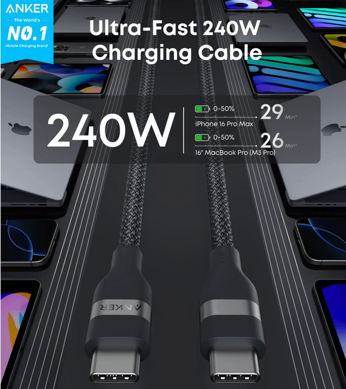 Anker Type C Bio-based Braided Cable