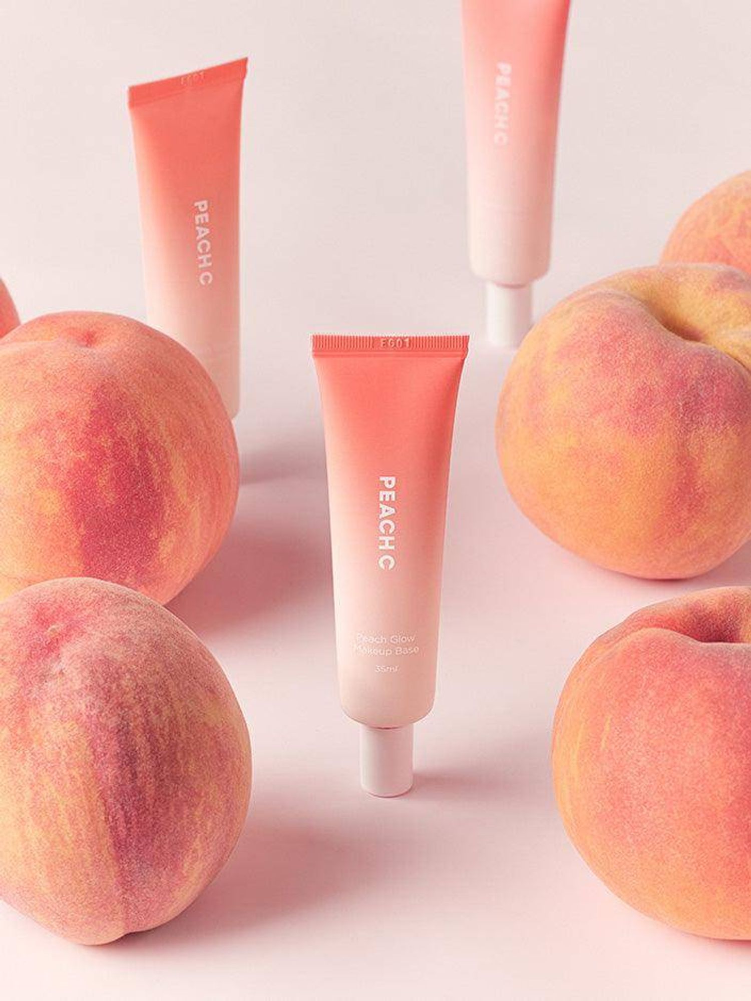 Peach C glow make up base