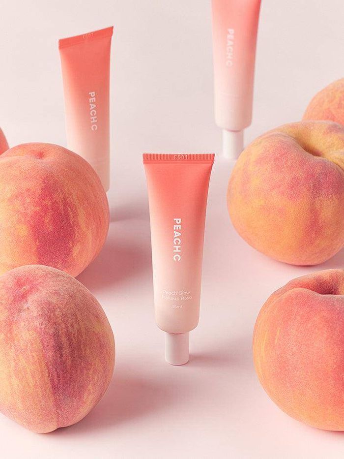 Peach C glow make up base