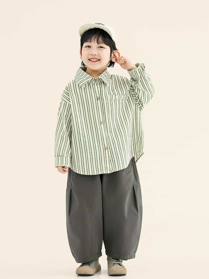 Xiao Ногоон судалтай Сорочка