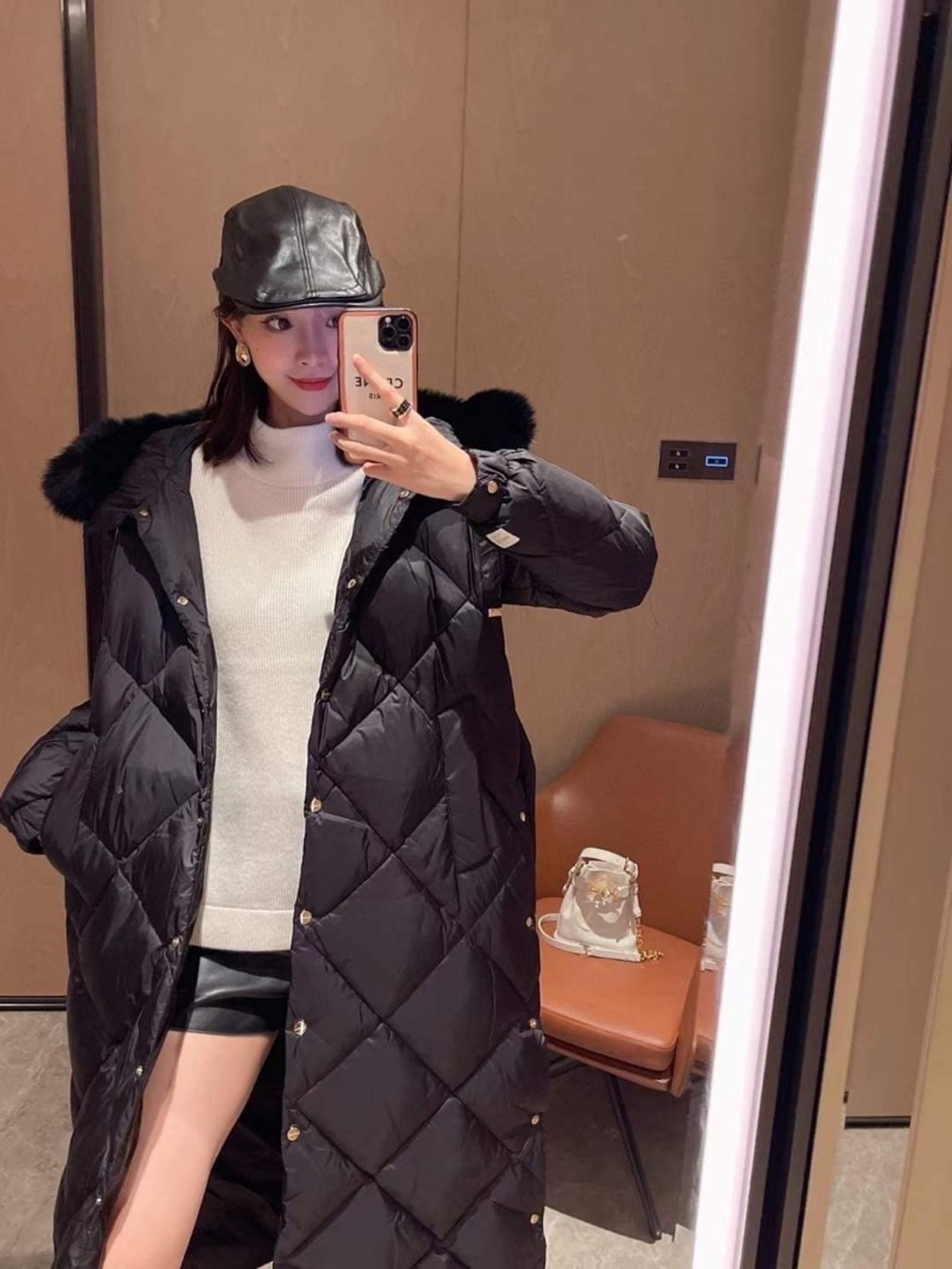 Maxmara галууны өдөн куртик