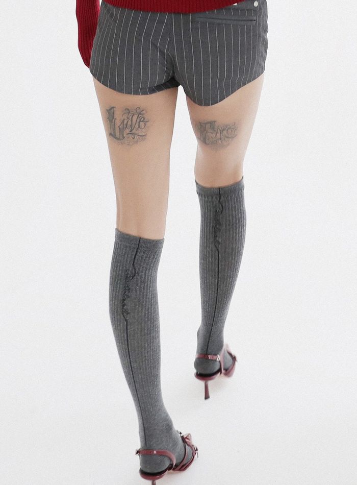 Breeze Cashmere Socks - Charcoal