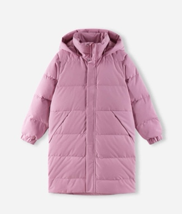 Down jacket, Parkkala Grey Pink