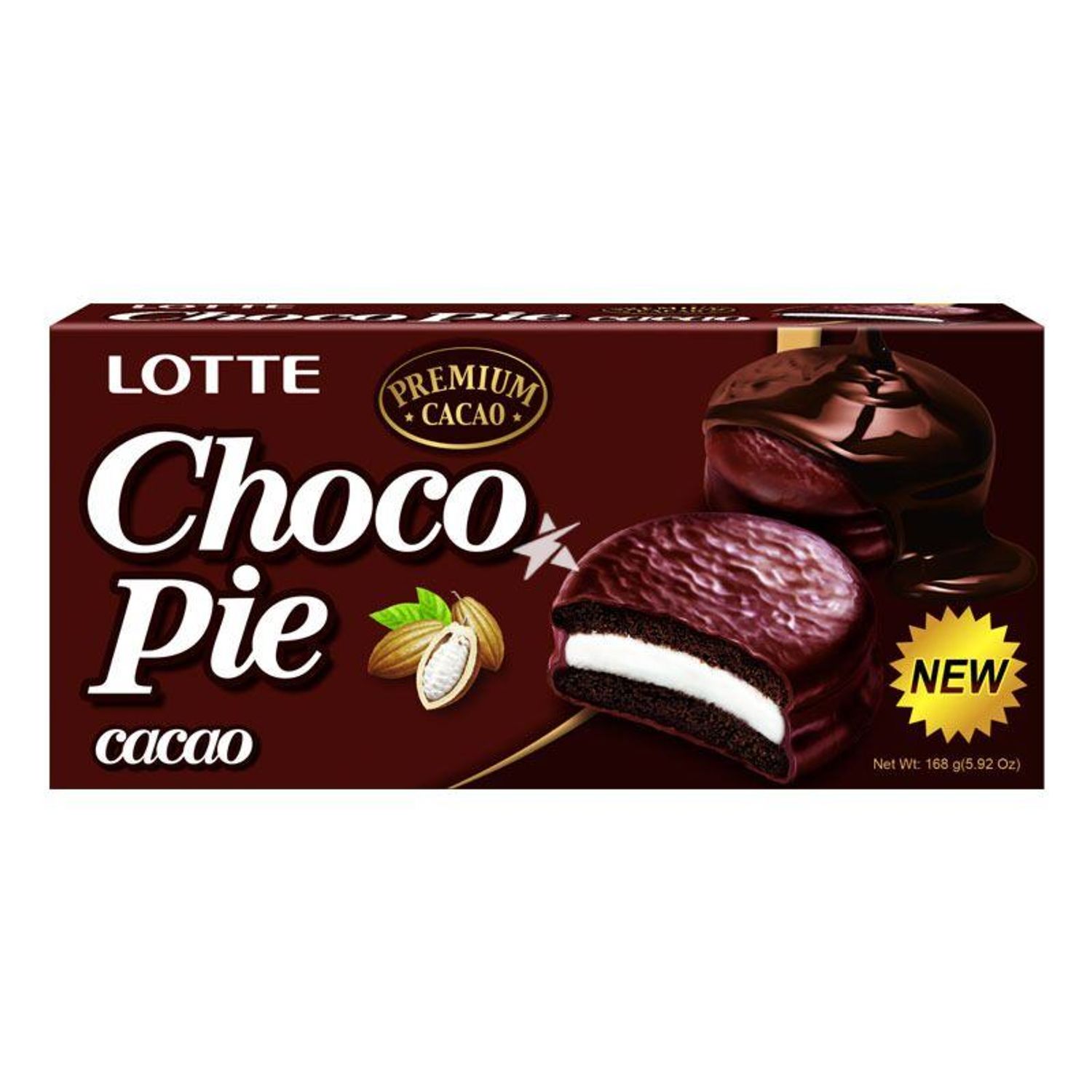 Чокопай Lotte cacao 