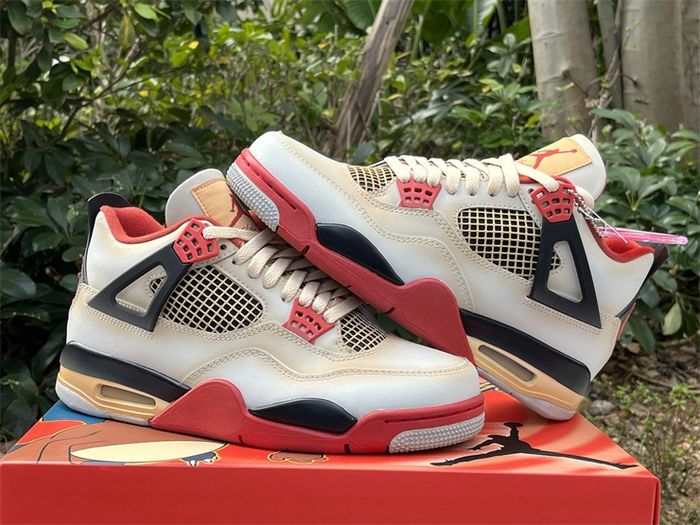 Custom Air Jordan 4 “Fire Red”