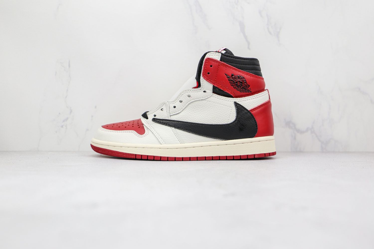 AJ1- High OG - Travis Scott x Fragment red