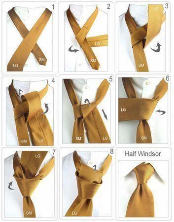 How to tie a necktie