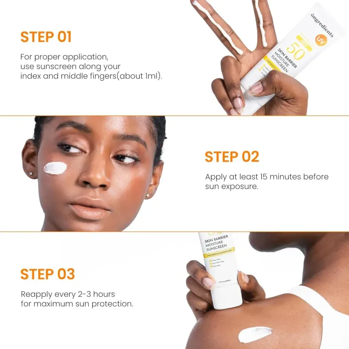 Ongredients Skin Barrier Moisture Sun Cream